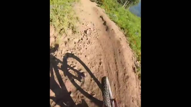 Extreme off-road bike ride