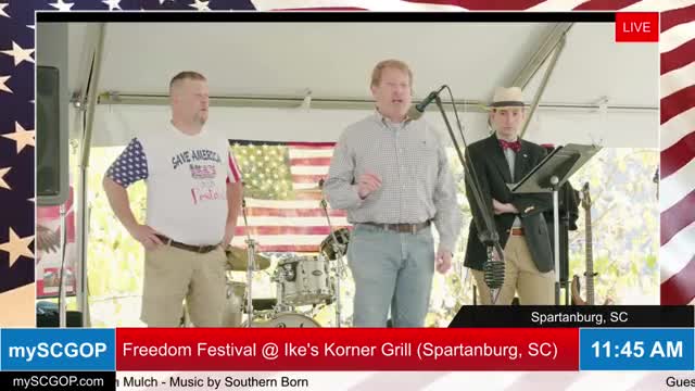 2021-11-13 - #FreedomFestival in Spartanburg SC supporting Ike's Korner Grill