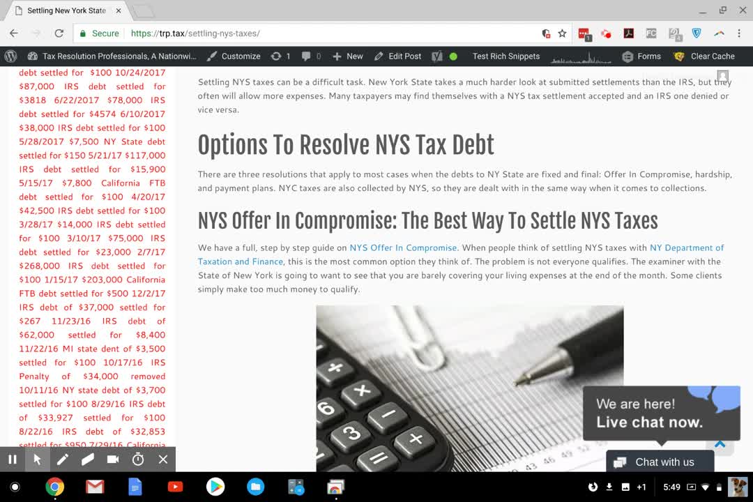 Settling NYS Taxes - Your Three Main Options