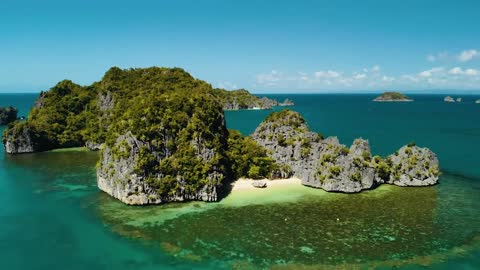 The island waters are really beautiful