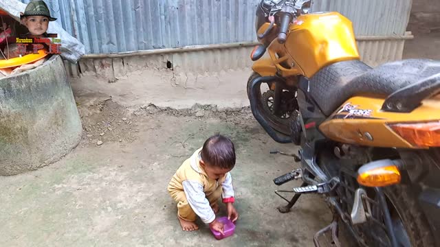 My sweet baby a clean motorbike