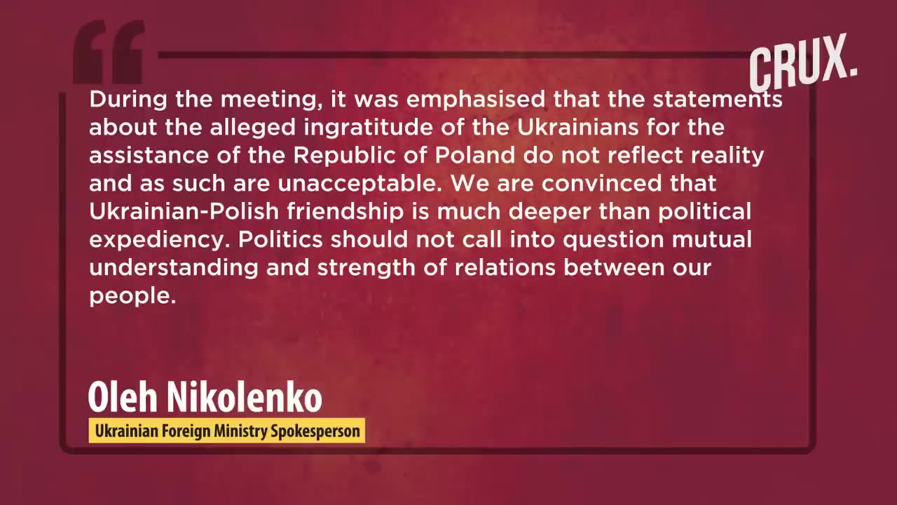 Ukraine, Poland Summon Envoys As Warsaw Demands "Appreciation For Support" Amid Grain Ban Row