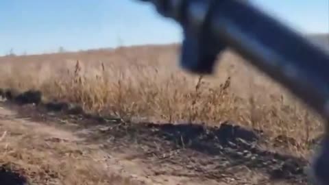 Russian servicemen struck by cluster munitions live on camera.