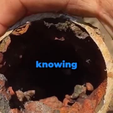 Pipes After Years & Years Of Tap Water Flowing Through Them