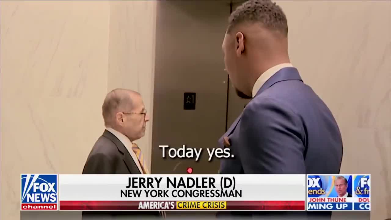 Jerry Nadler FLEES From Fox News Reporter