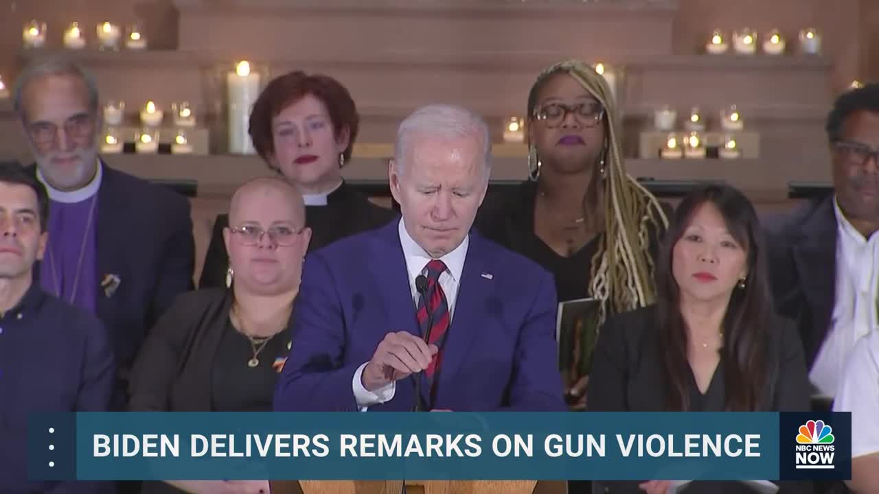 Biden delivers remarks on gun violence