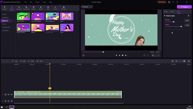 How to Use Cinema Style Effect in DemoCreator