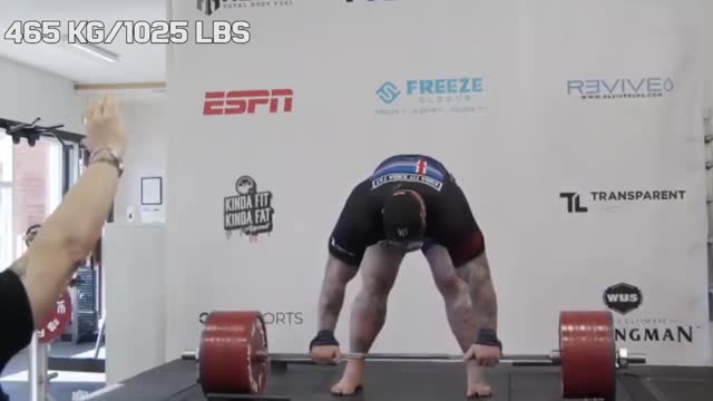 Hafthor Björnsson 501 kg Deadlift World Record!