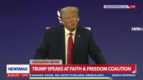 President Trump: "Nowadays to become a U.S. citizen you just walk across the border."