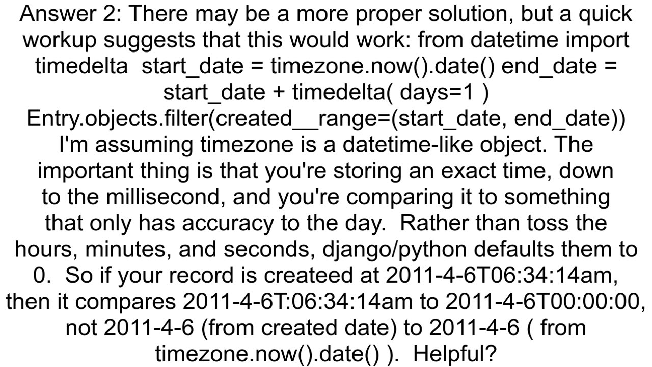 Compare date and datetime in Django