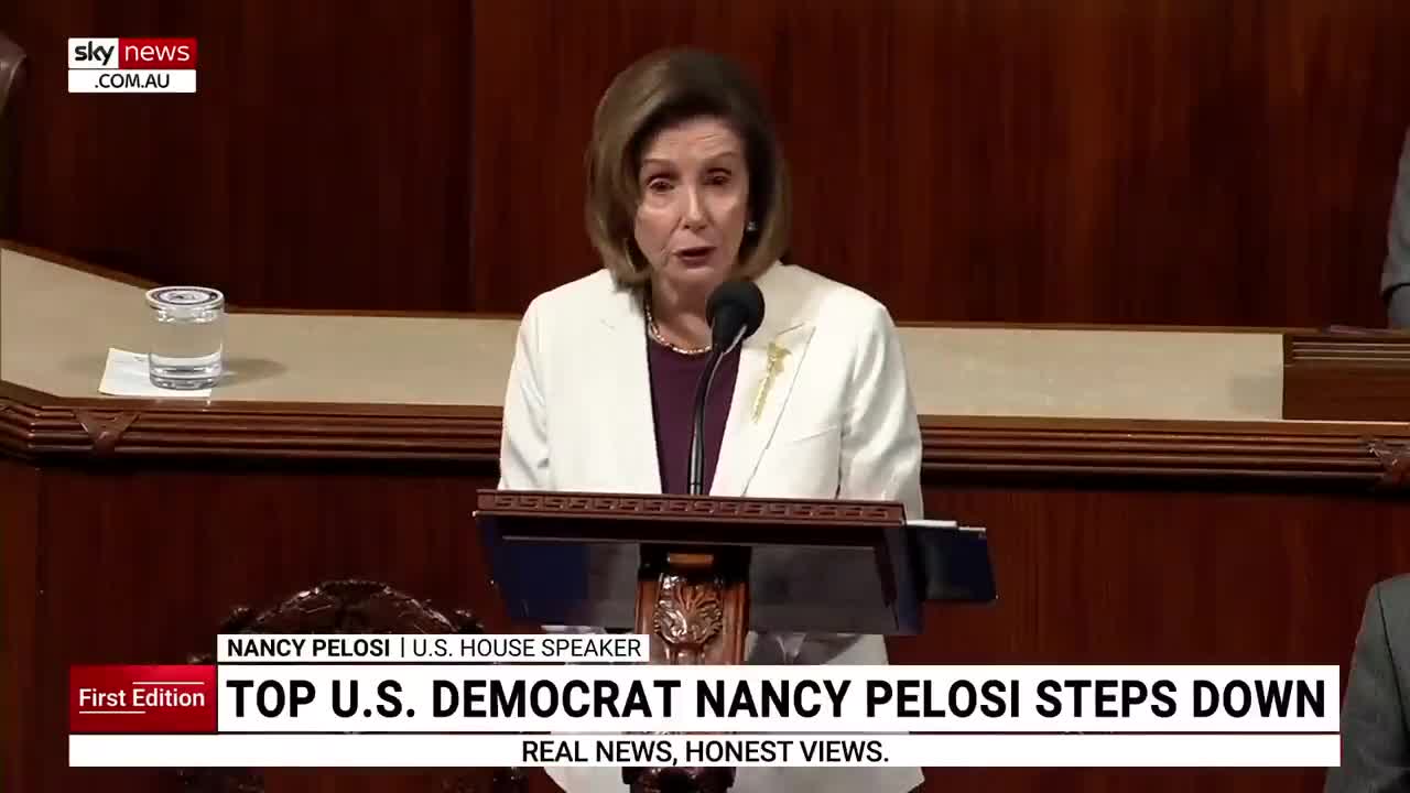 Nancy Pelosi steps down as US House Speaker