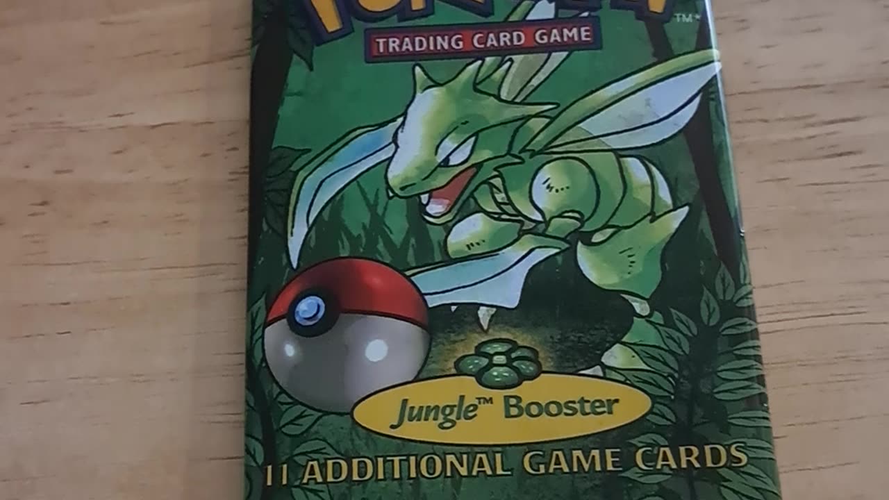 Opening 1999 Pokémon Jungle Booster Pack