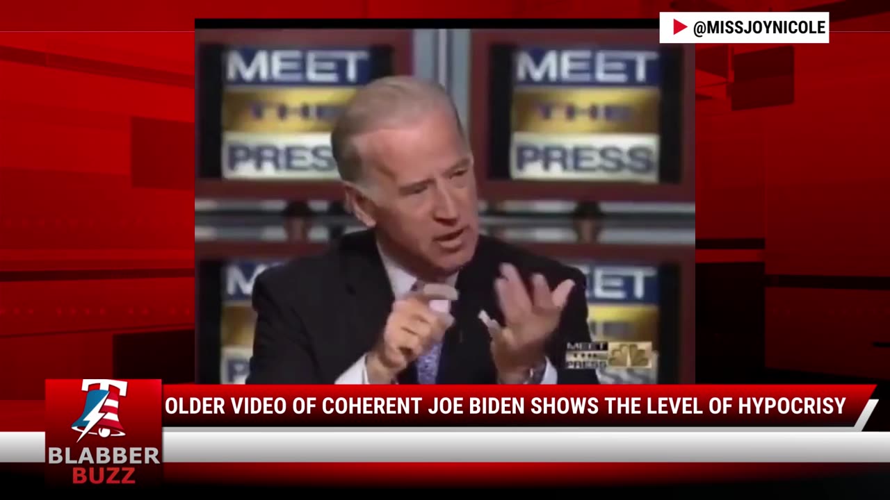 Older Video Of Coherent Joe Biden Shows The Level Of Hypocrisy