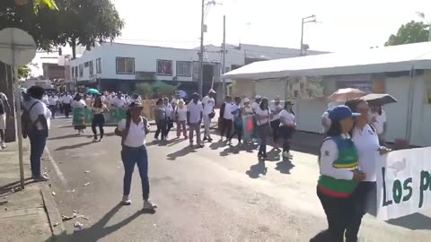 Marcha rechazando la violencia en Cauca y Valle del CAUCA