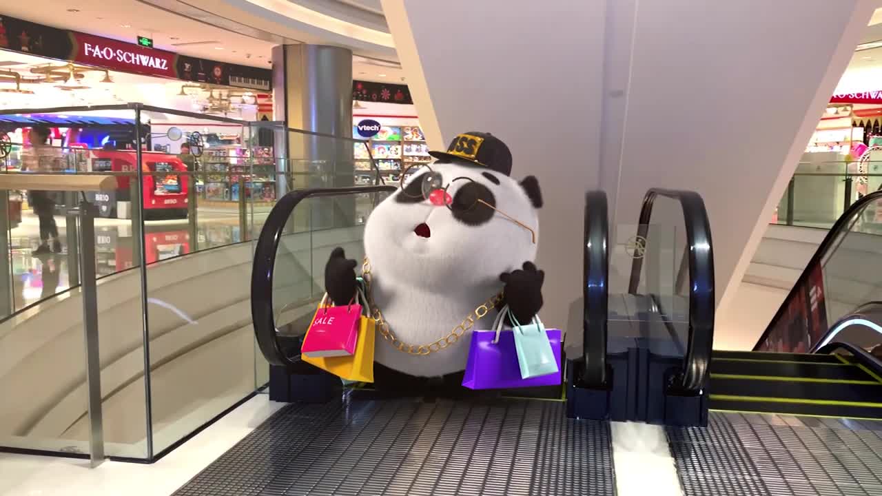 【Bamboo Panda ❤】Bamboo went shopping this weekend _ Chinese short animation _ 熊猫班卜