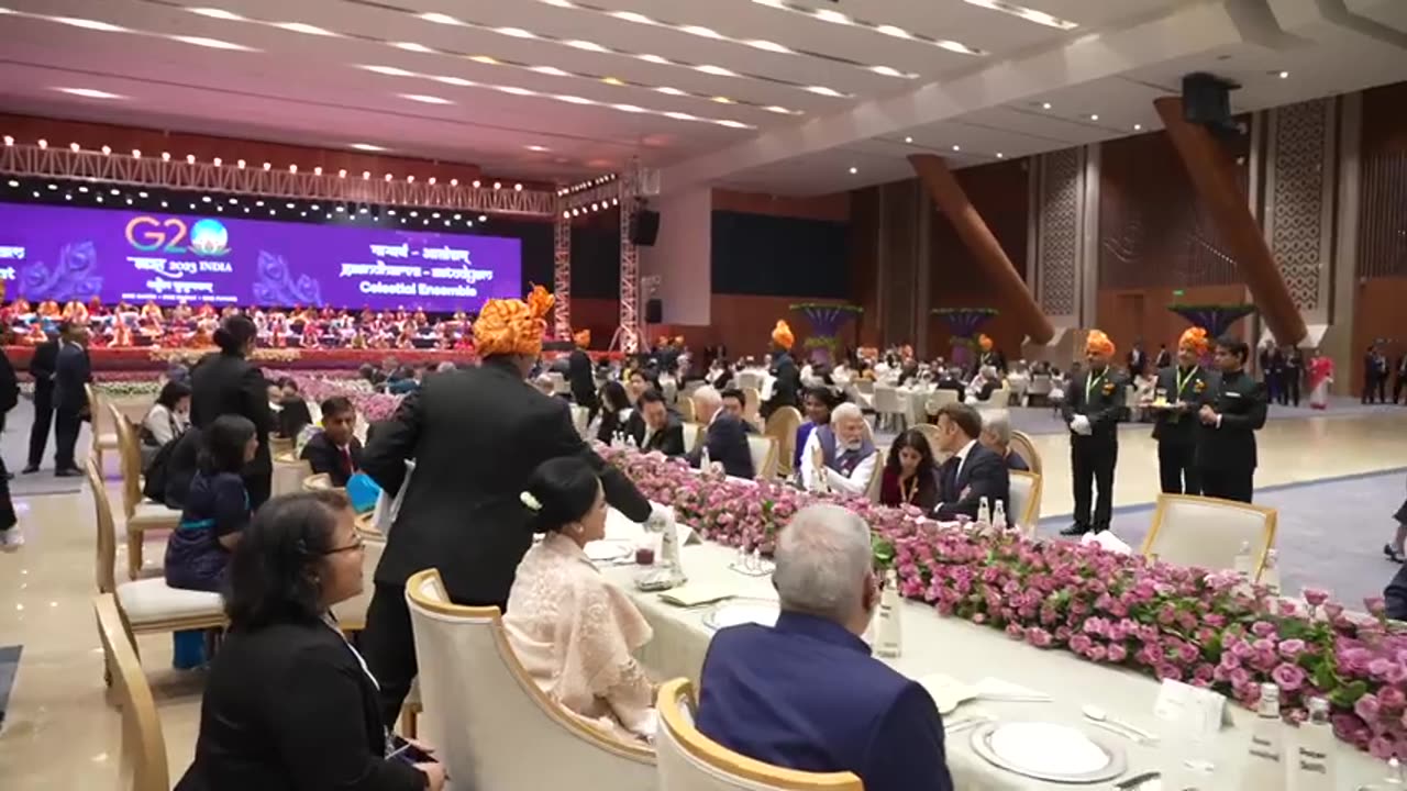 Exclusive G20 Gala Dinner At Bharat Mandapam