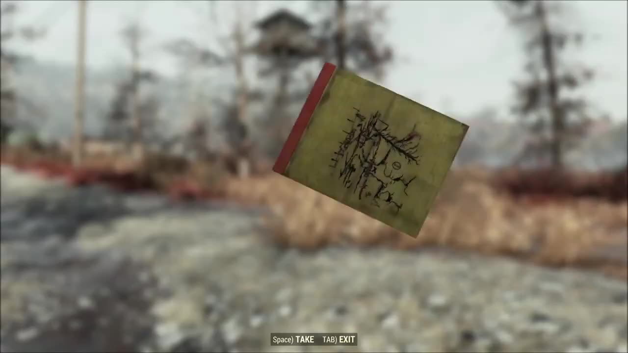 Fallout 76 Cranberry Bog Treasure Map #1