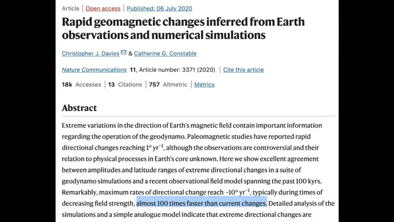 Suspicious0bservers - Earth Pole Shift | The Key Studies Confirm the Acceleration Curve