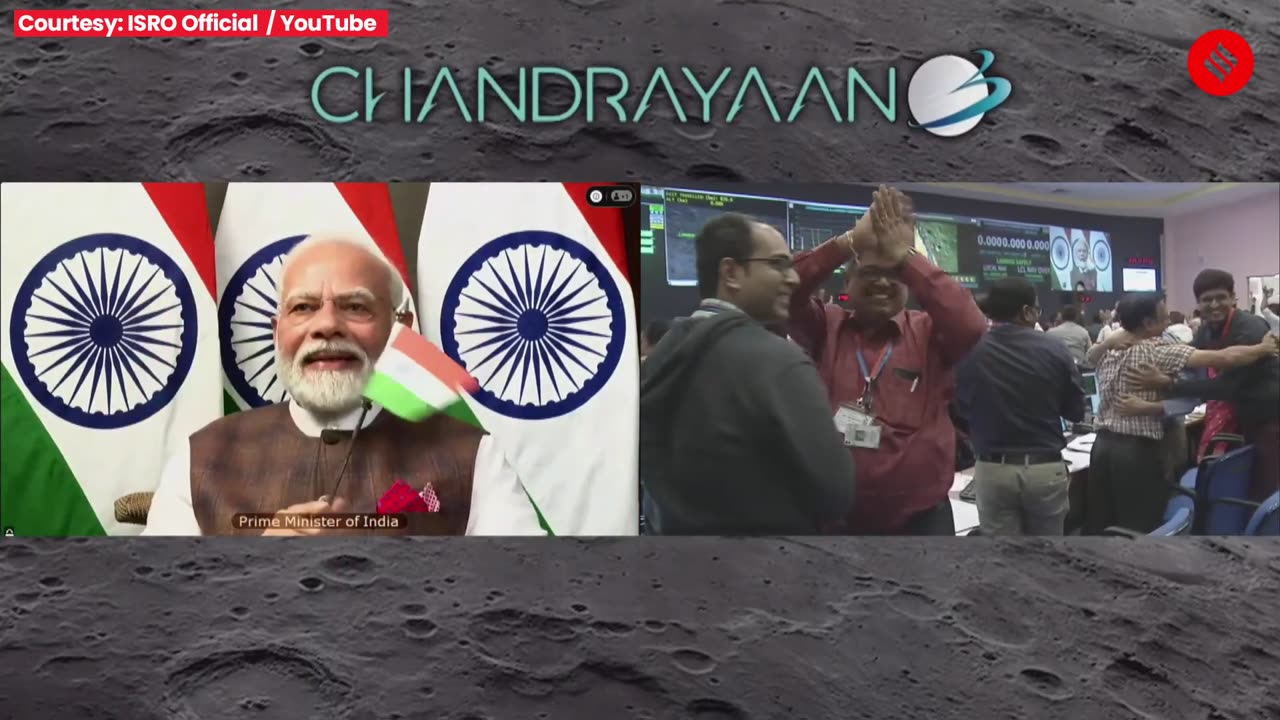 Chandrayaan 3 Lander Makes A Successful And Safe Soft Landing | ISRO Chandrayaan 3