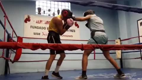 Juan salvia vs Agustín Quintana sparring