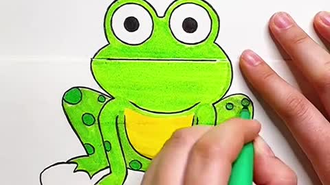 Surprise #frog 🥰💚.mp4