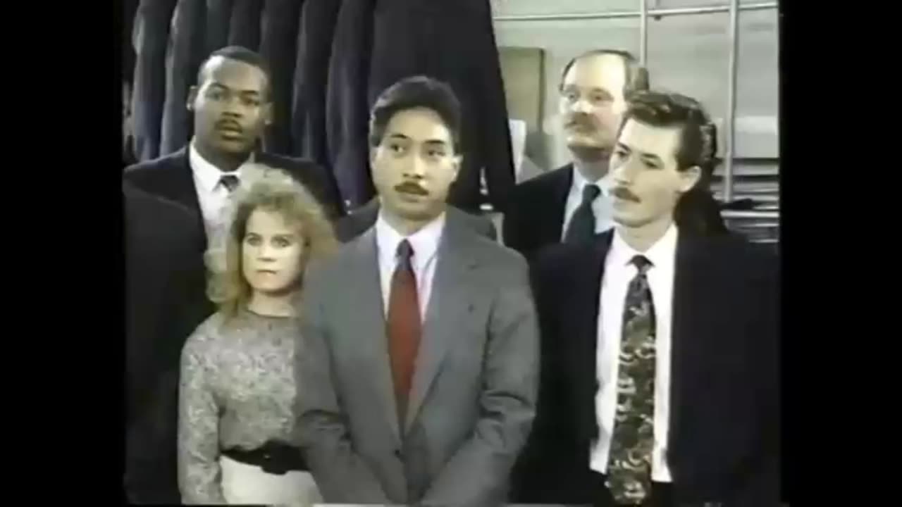 Men's Wearhouse Training Seminar TV Commercial With George Zimmer - 1990