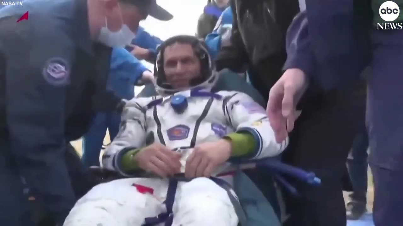 NASA astronaut breaks record for time spent in space upon returning to Earth