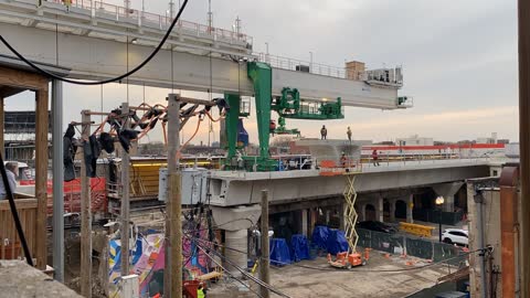 Chicago CTA Track Support Installation - Bryn Mawr Station