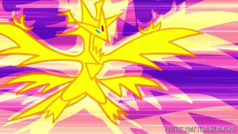 Necrozma absorbs the sun and fights Arceus