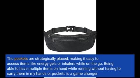 Buyer Feedback: ANBEKO Running belt for Men Women with Extender, Large Capacity Runner Waist Pa...