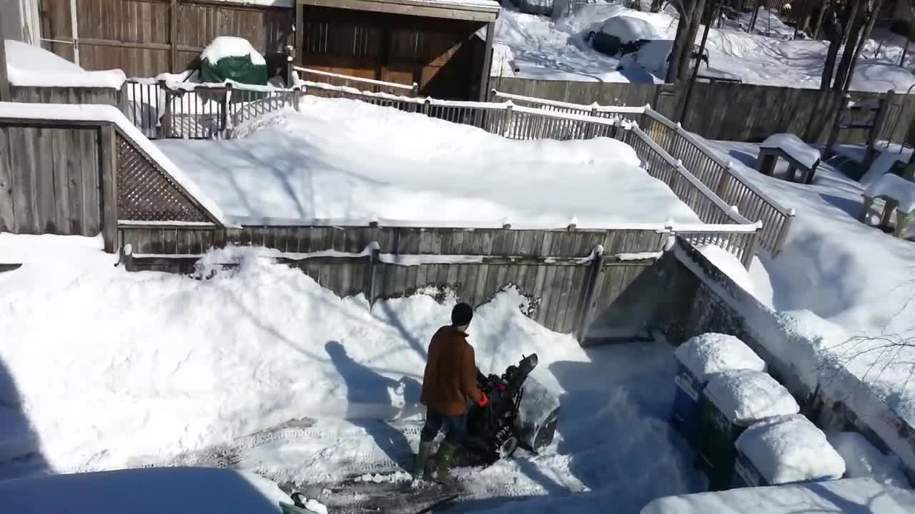 Halifax Snow Storm Walking , NS , Canada