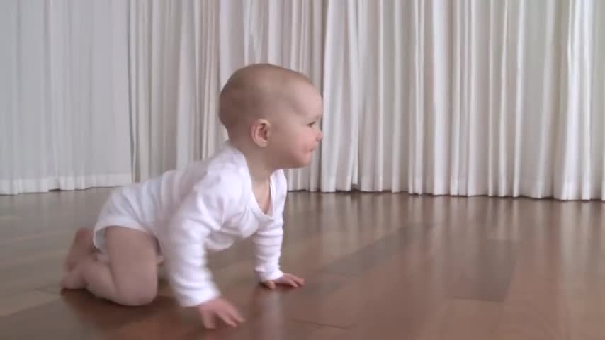 Baby playing