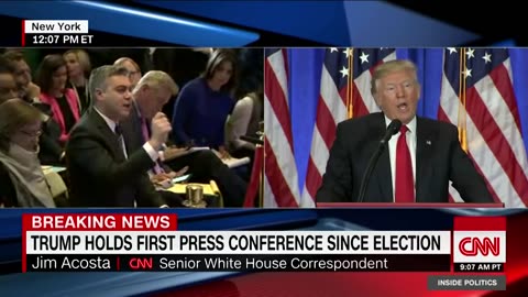 Donald Trump Shuts Dawn cnn reporter you are fake news