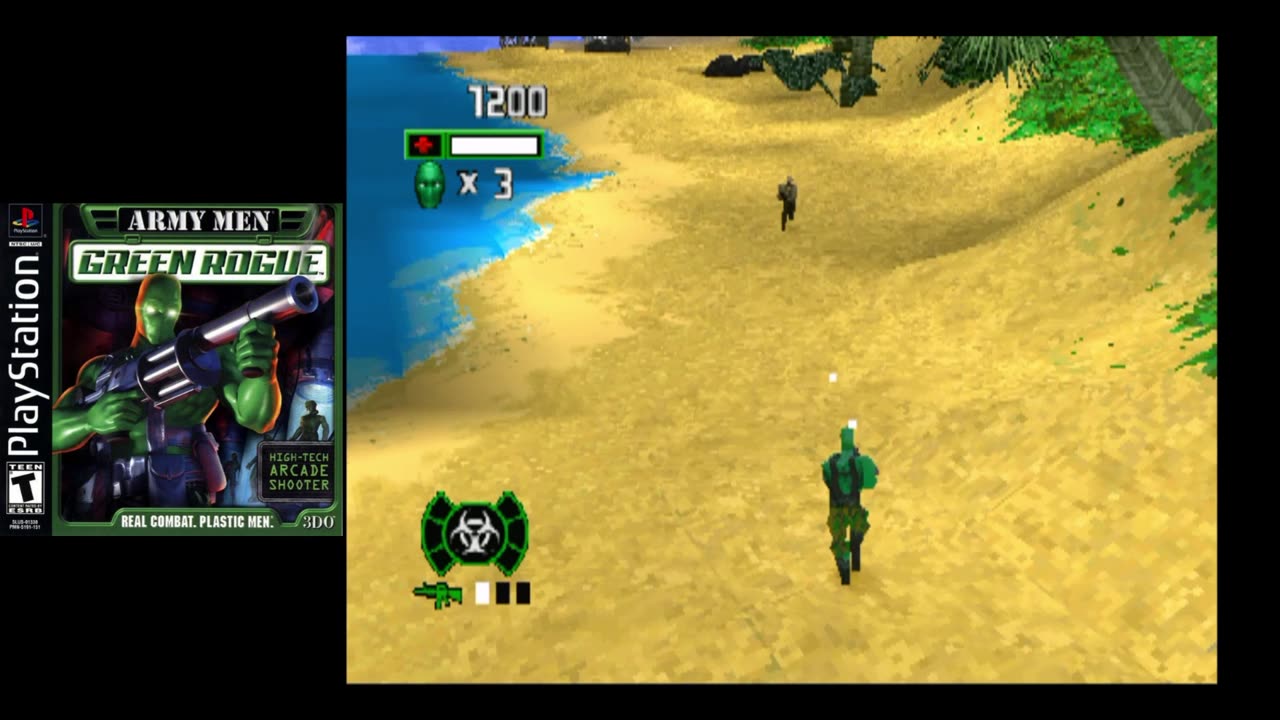 ARMY MEN: GREEN ROGUE [PS1 GAMEPLAY+COMMENTARY]