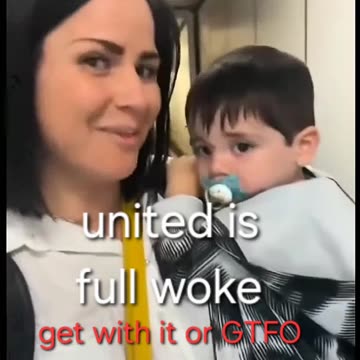 United airline is full woke joe biden kamala Harris party