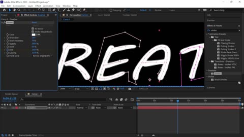 Adobe After Effects – Create Text Reveal Effect Animation