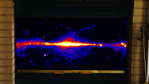 Crackling Fermi fireplace