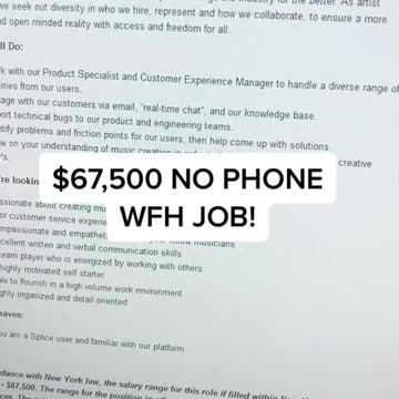 $67,500 No Phone Work from Home Job 2023 | WFH University