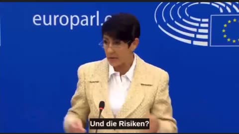 Christine Anderson German member of the EU parliament I will never get vaccinated ❤️