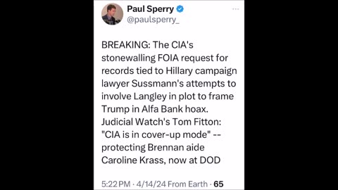 CIA stonewalling...