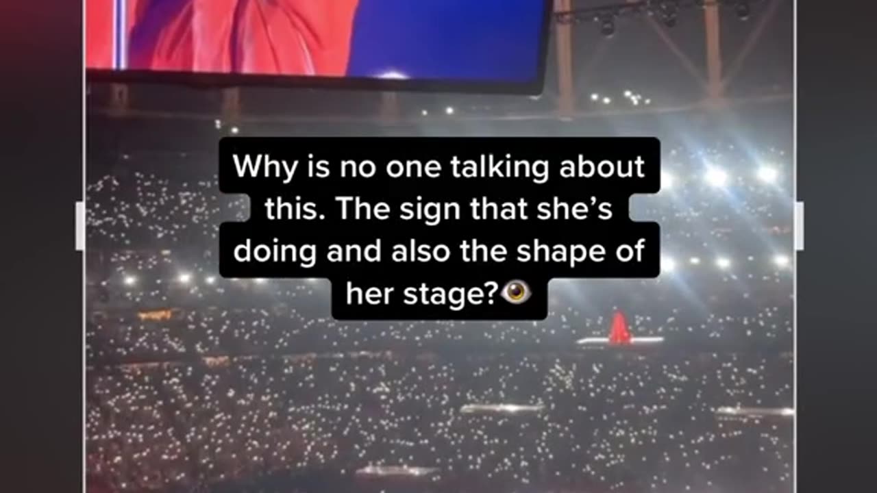 The Sign that shes doing and also the Shape of her Stage?