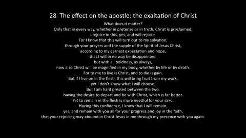 Philippians no1 the effects of Paul's circumstances