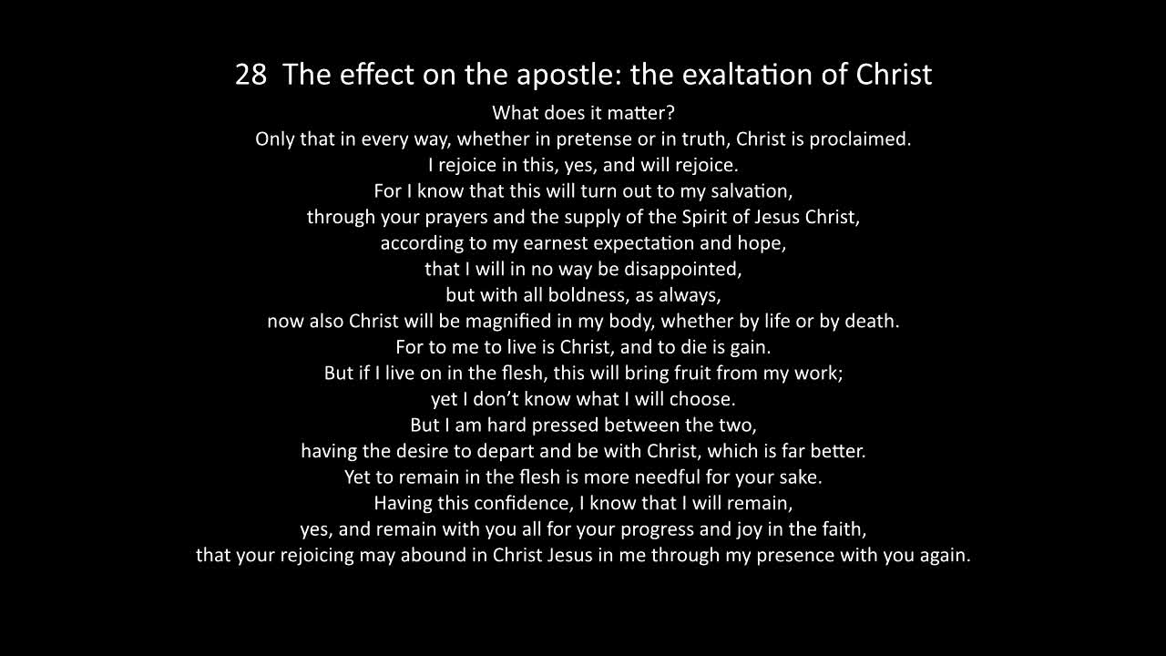 Philippians no1 the effects of Paul's circumstances