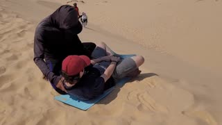 Vietnam Sand Sledding