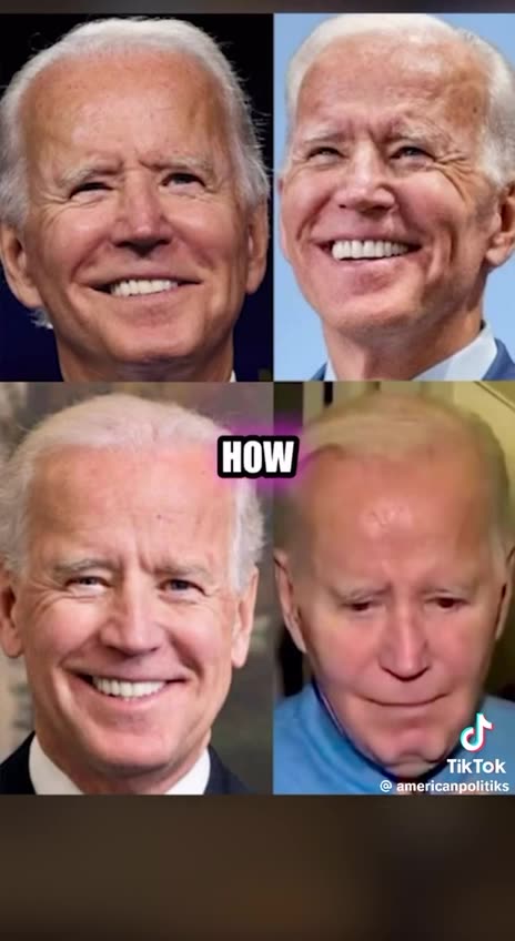 TALE OF TWO PRESIDENTS. NOT REAL BIDEN BTW