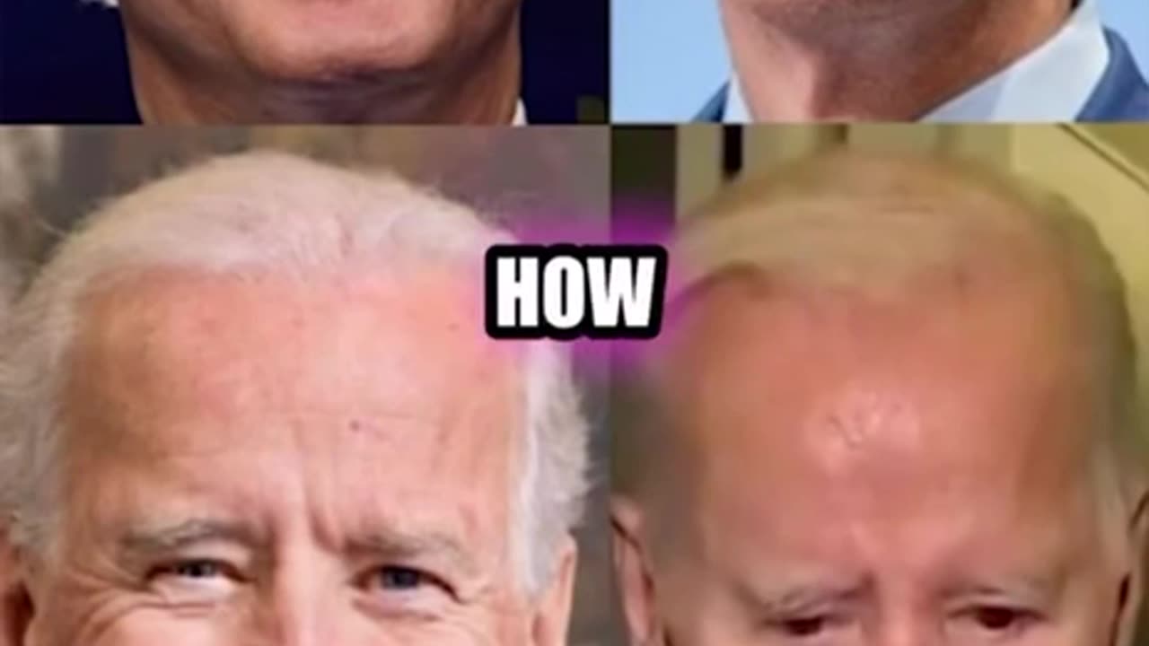 TALE OF TWO PRESIDENTS. NOT REAL BIDEN BTW