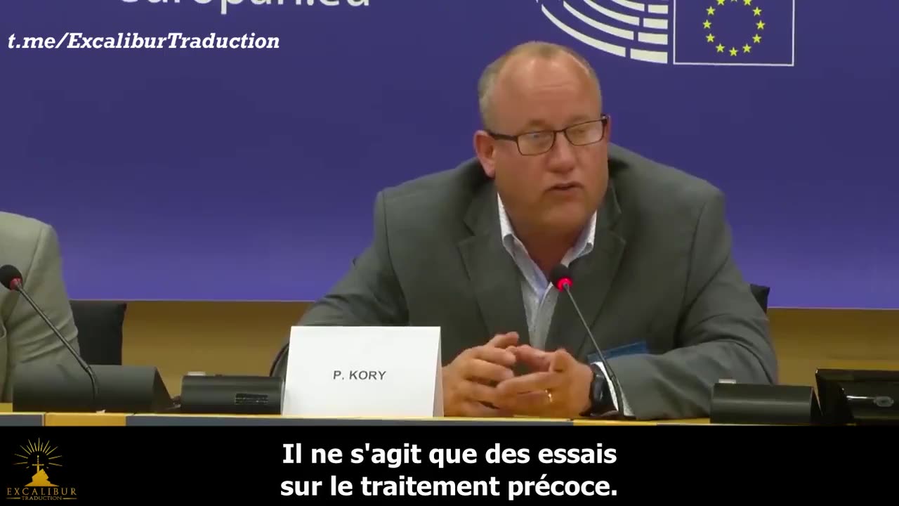 Dr P. KORY - 05.06.23 - Parlement européen (EU Parliament) - Ivermectine, La bataille désespérée