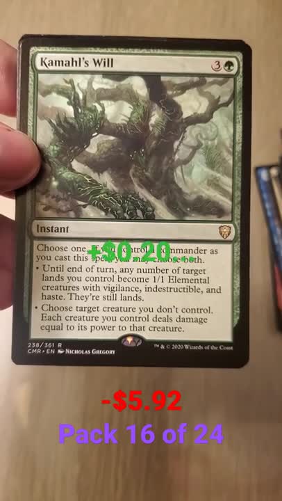 Cracking Packs 021 - Commander Legends - Magic the Gathering Booster Box Game Pack 16 of 24