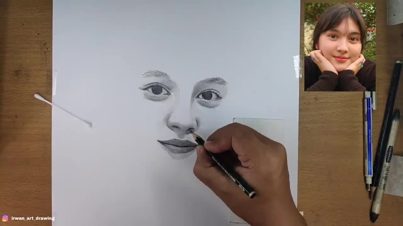 The Magic Of Drawing / drawing by sketch pencil