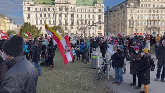 Demonstration in Wien 15.01.2022 "Gemeinsam für eine gesunde Zukunft!"